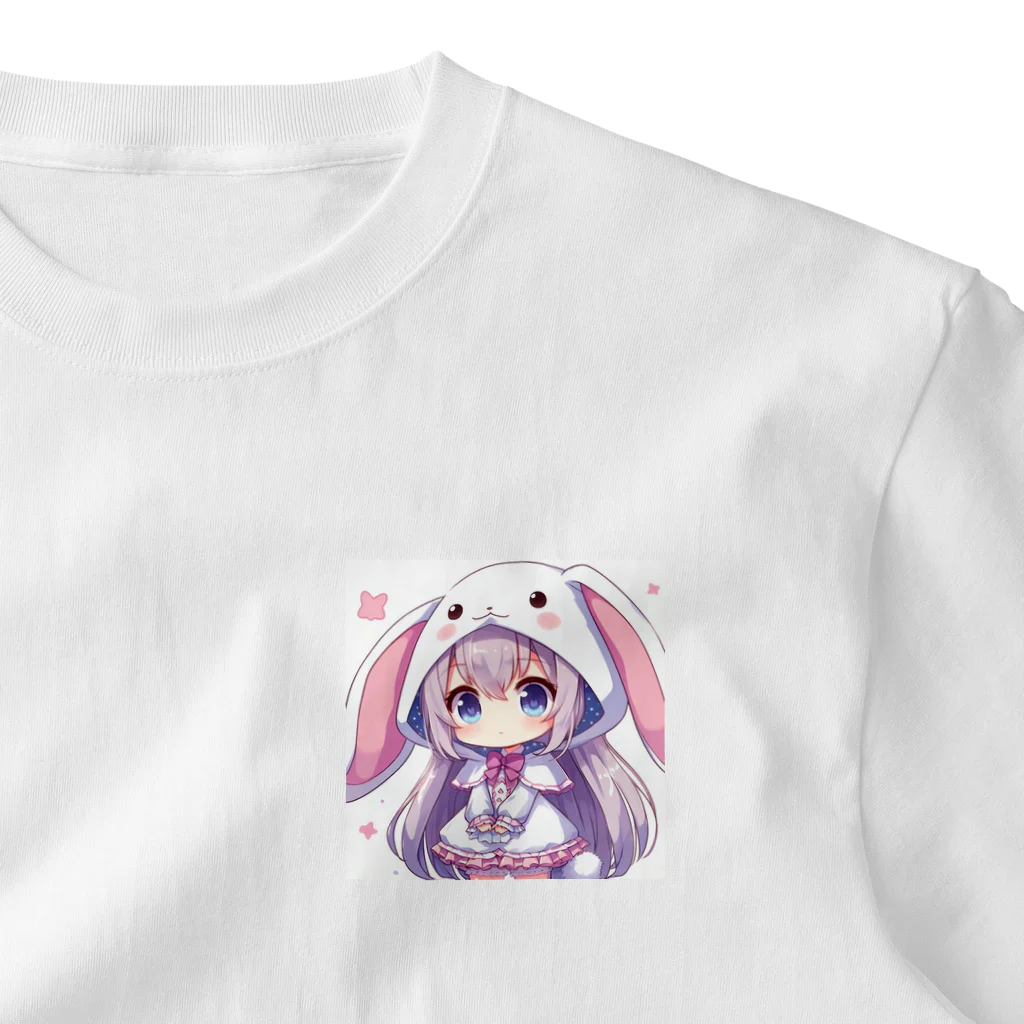 はるちゃん|AIイラスト垢のうさぎ年生まれ うさ美 One Point T-Shirt