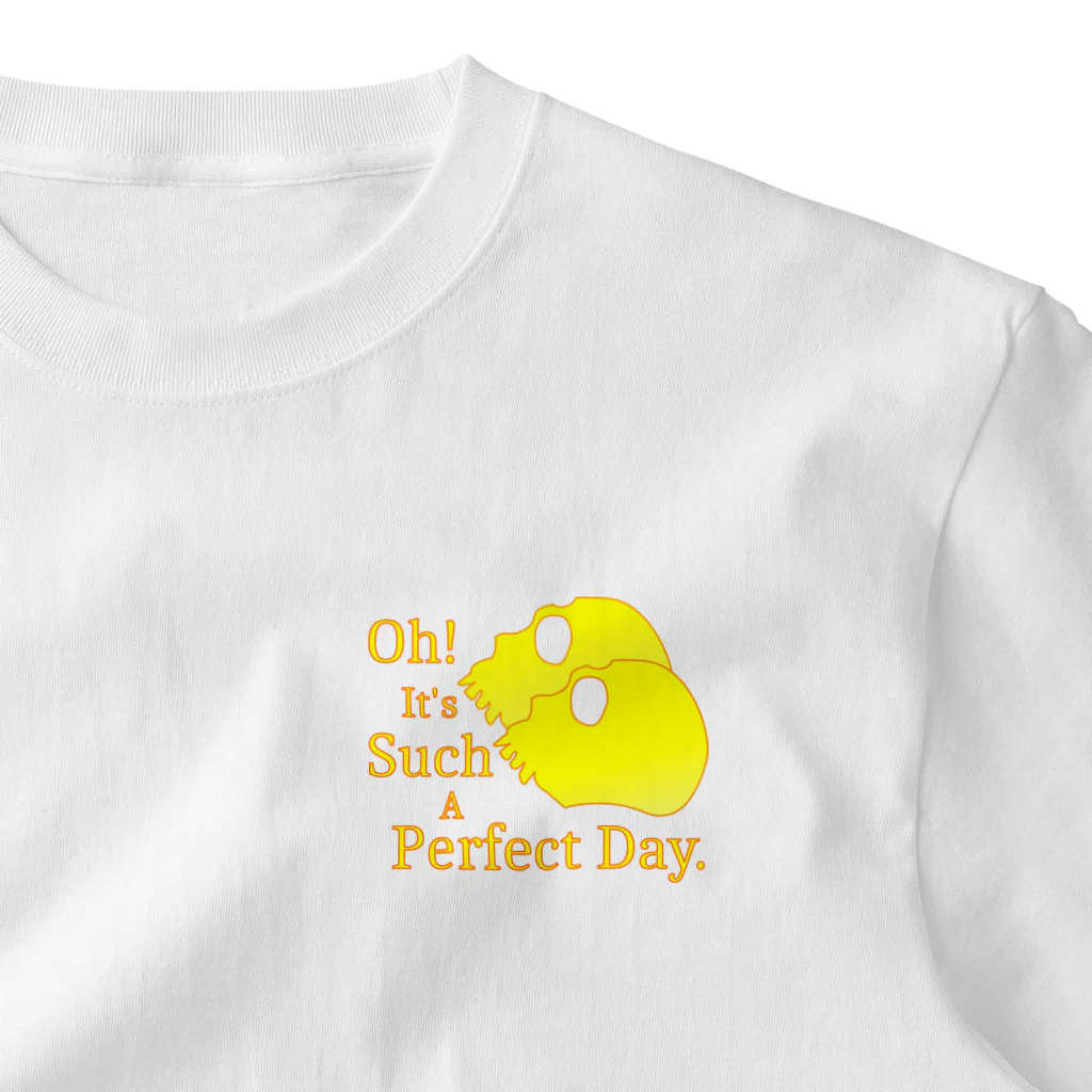 『NG （Niche・Gate）』ニッチゲート-- IN SUZURIのOh! It's Such A Perfectday.（黄色） ワンポイントTシャツ