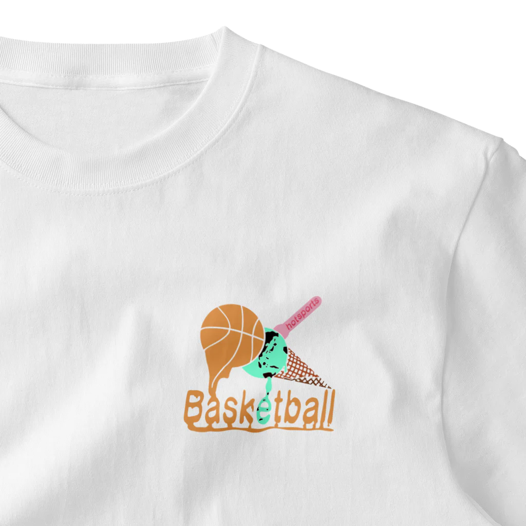 o-h-oのhot sports~basketball  ice cream ver~ ワンポイントTシャツ