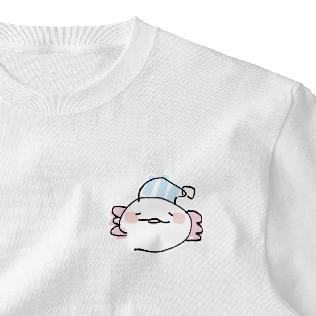 はかなシのうぱえにっき「おやすみなさい」 ワンポイントTシャツ