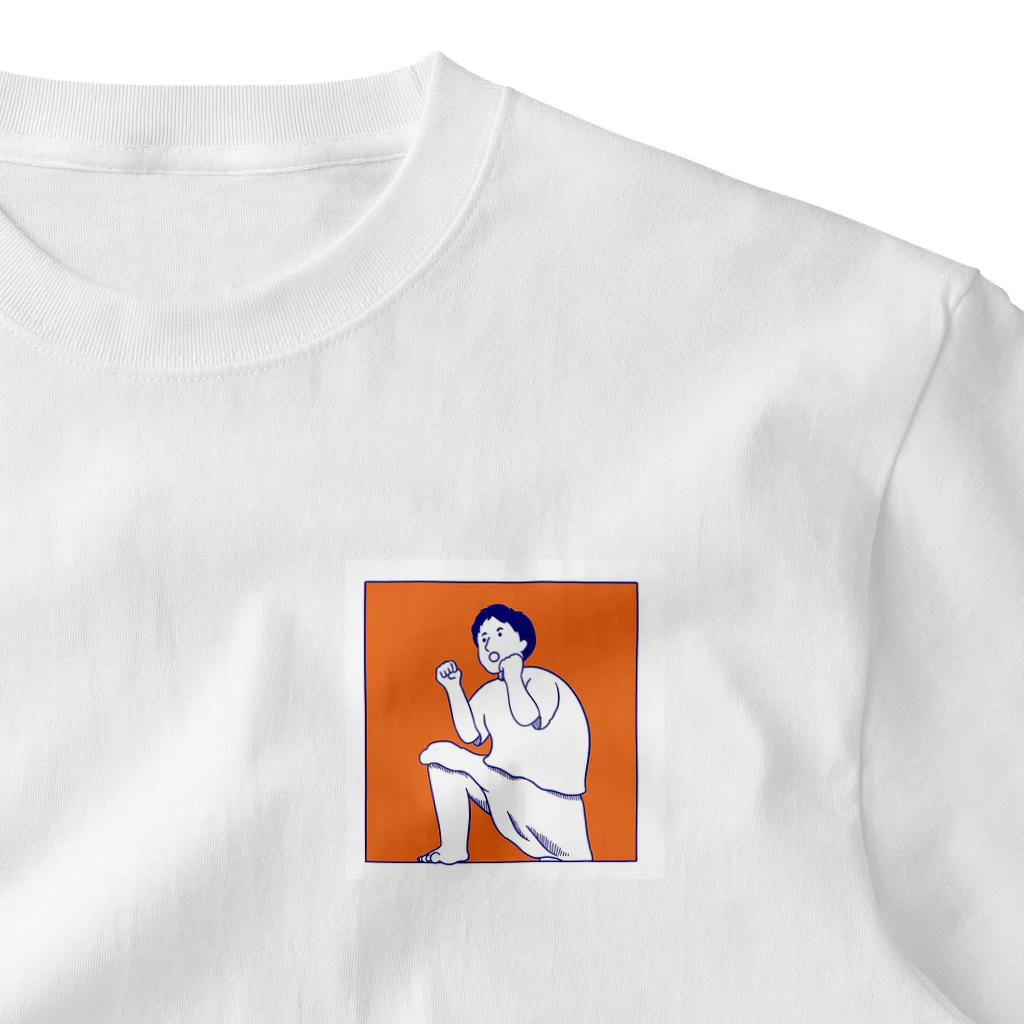 nOSaIのTOWEL DAD ワンポイントTシャツ