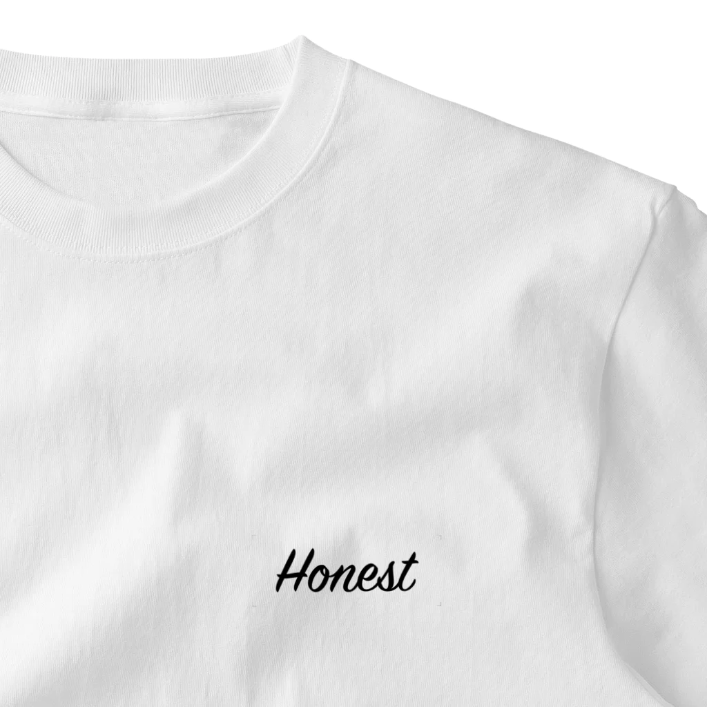 Honest のHonest ロゴ ワンポイントTシャツ