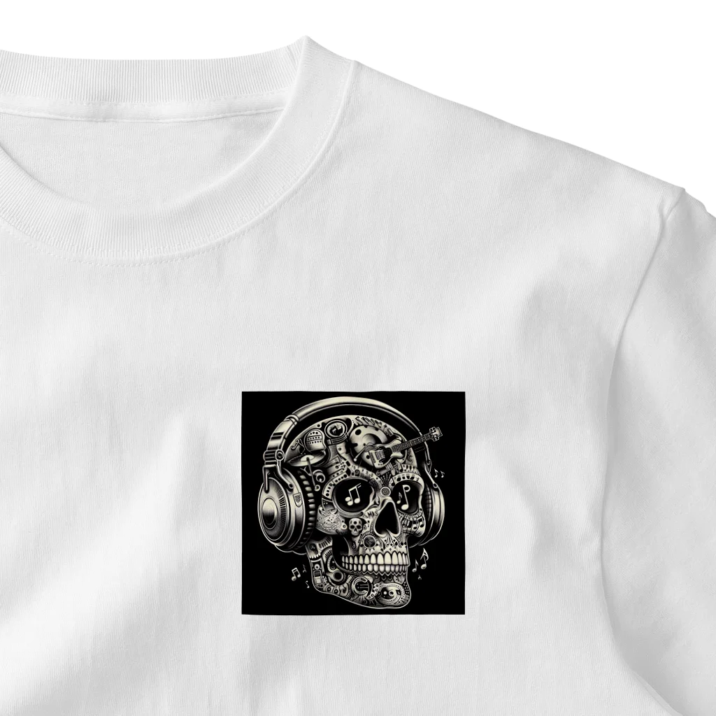 wワンダーワールドwのSKULL013 One Point T-Shirt