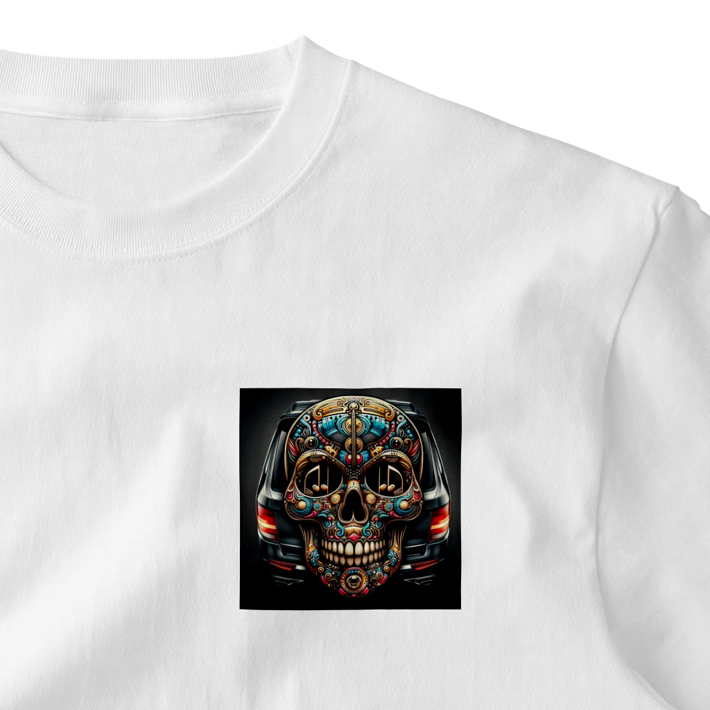 wワンダーワールドwのSKULL016 One Point T-Shirt