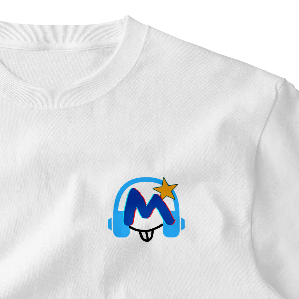 狂人M 公式ShopのMasa_HeadPhone_LG01 ワンポイントTシャツ