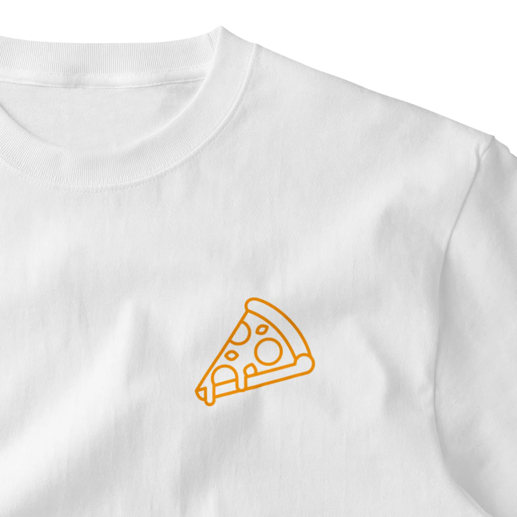 インターネットオタクファッションのConecast Pizza ワンポイントTシャツ