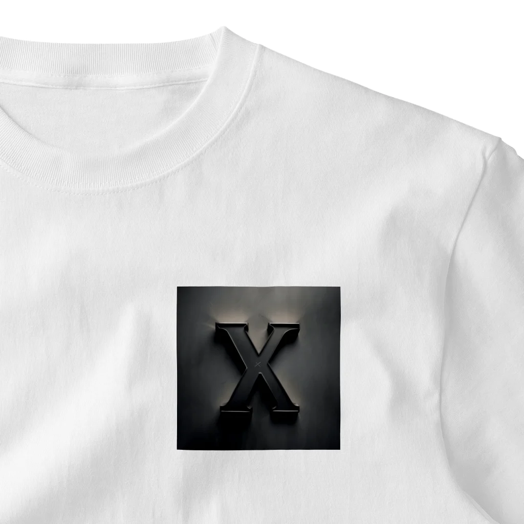 WORLDのかっこよく描いたX One Point T-Shirt