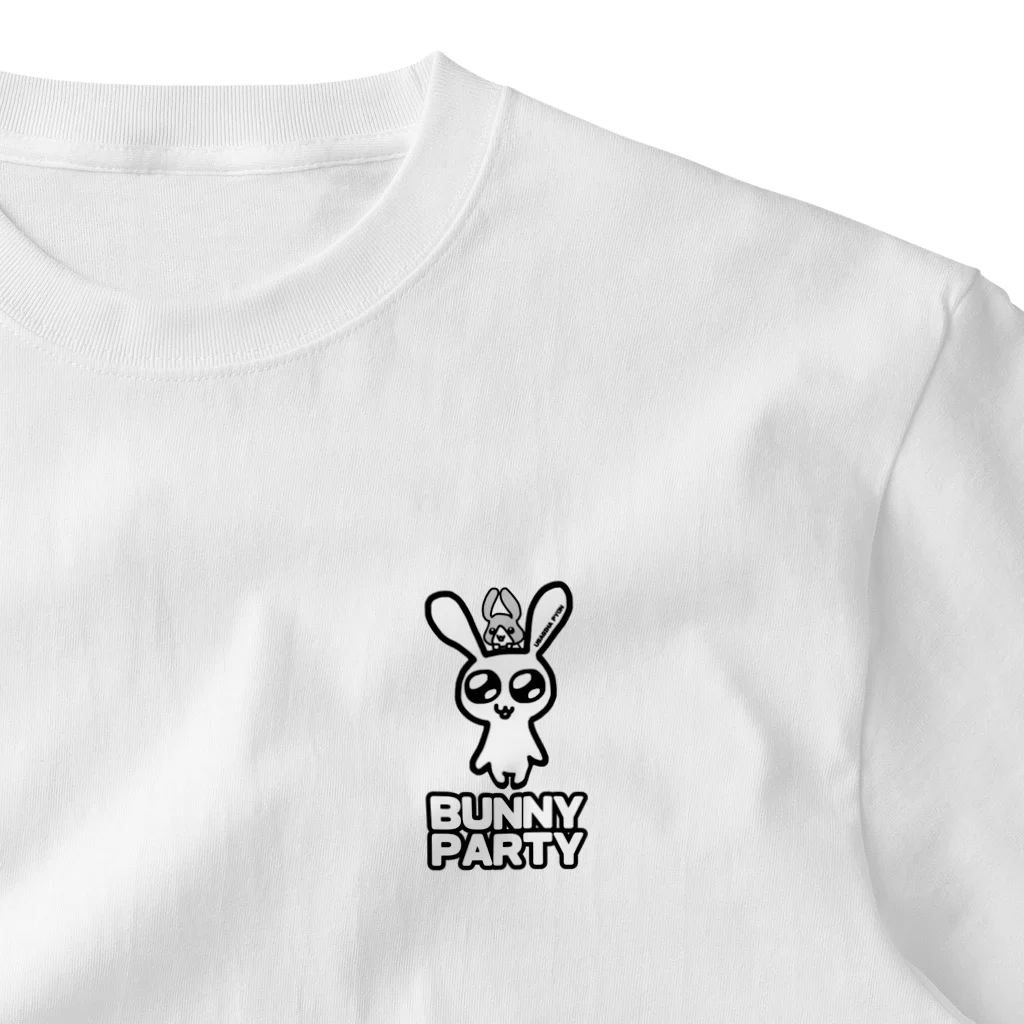 BUNNY PARTYのうさぎはぴょん One Point T-Shirt