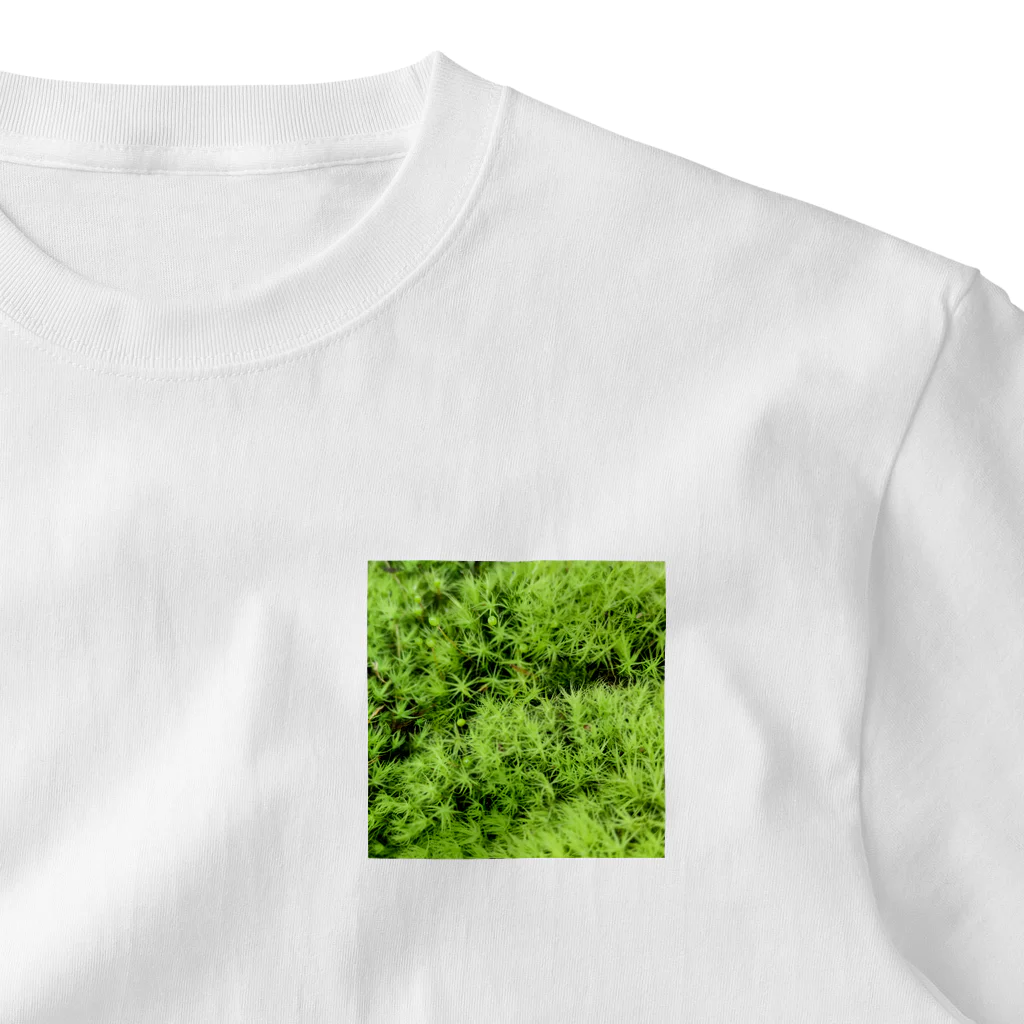 アトリエWindwingの苔グッズ（タマゴケ玉つき） One Point T-Shirt