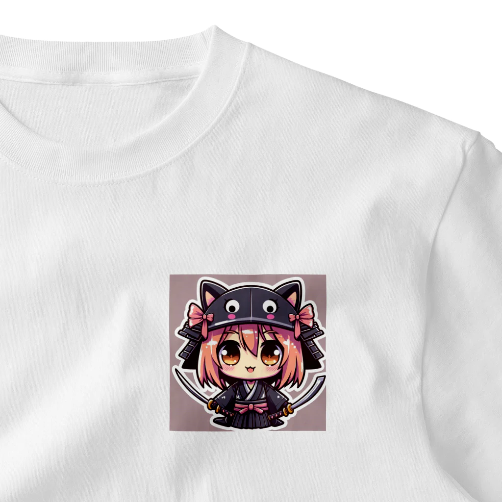 J-traditionのクノイチはるちゃん ワンポイントTシャツ