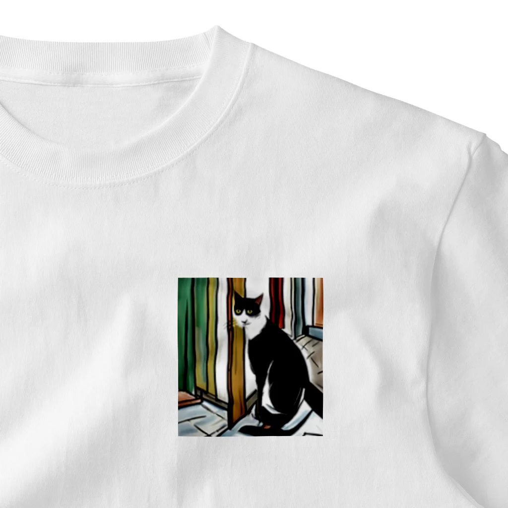 Ppit8のスパイ猫ちゃん、ミッション中！ One Point T-Shirt