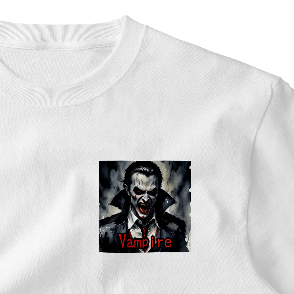 nkbg50のモンスターシリーズ（リアル）：Vampire ワンポイントTシャツ