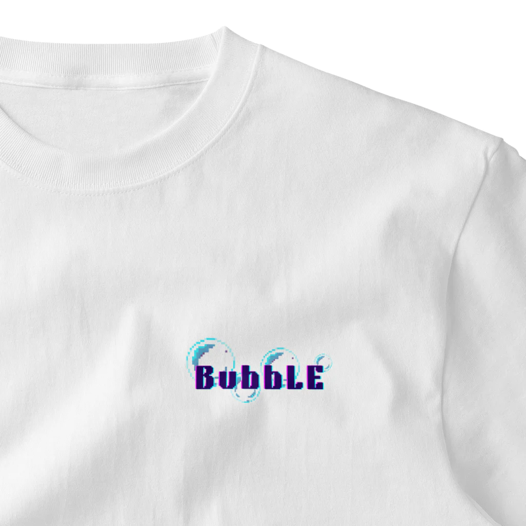 BubbLEのBubbLE Tシャツ(白) ワンポイントTシャツ