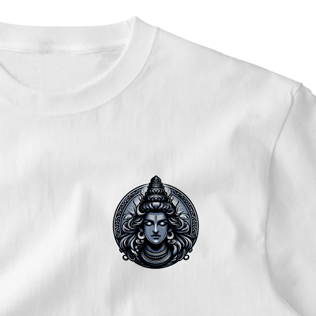 psychedelic mountainのshiva  ワンポイントTシャツ