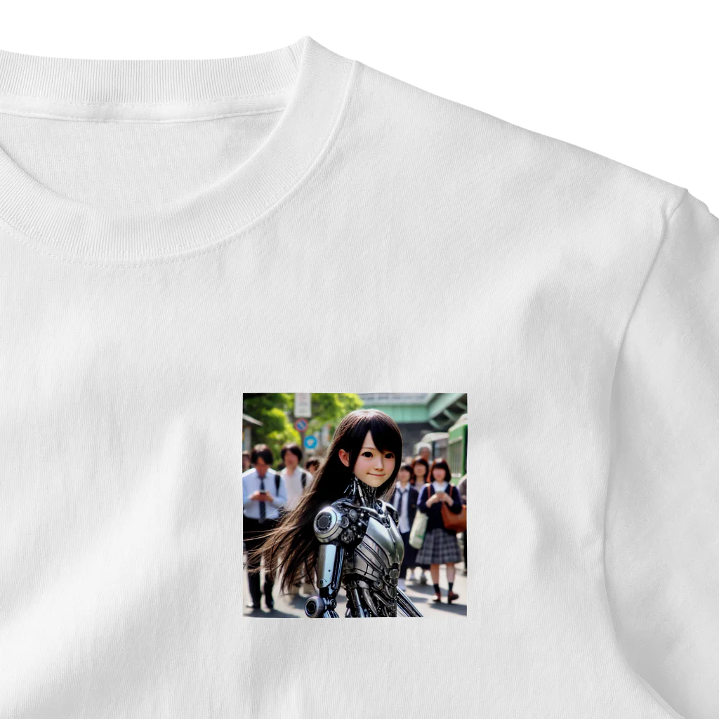 電気柴はAndroidの夢を見るか？の近未来SF-03 One Point T-Shirt