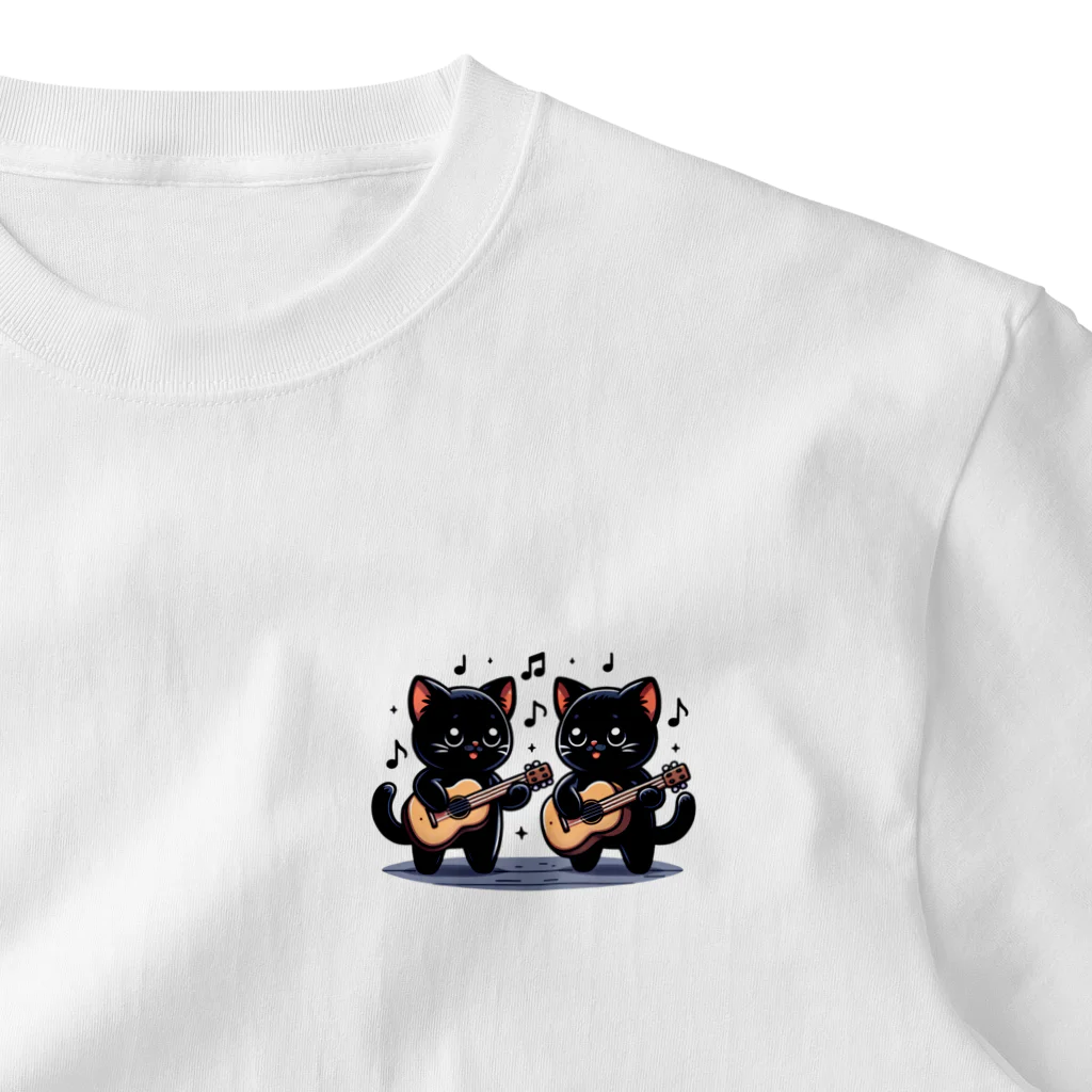 チェリモヤのねこコーラス 11 One Point T-Shirt