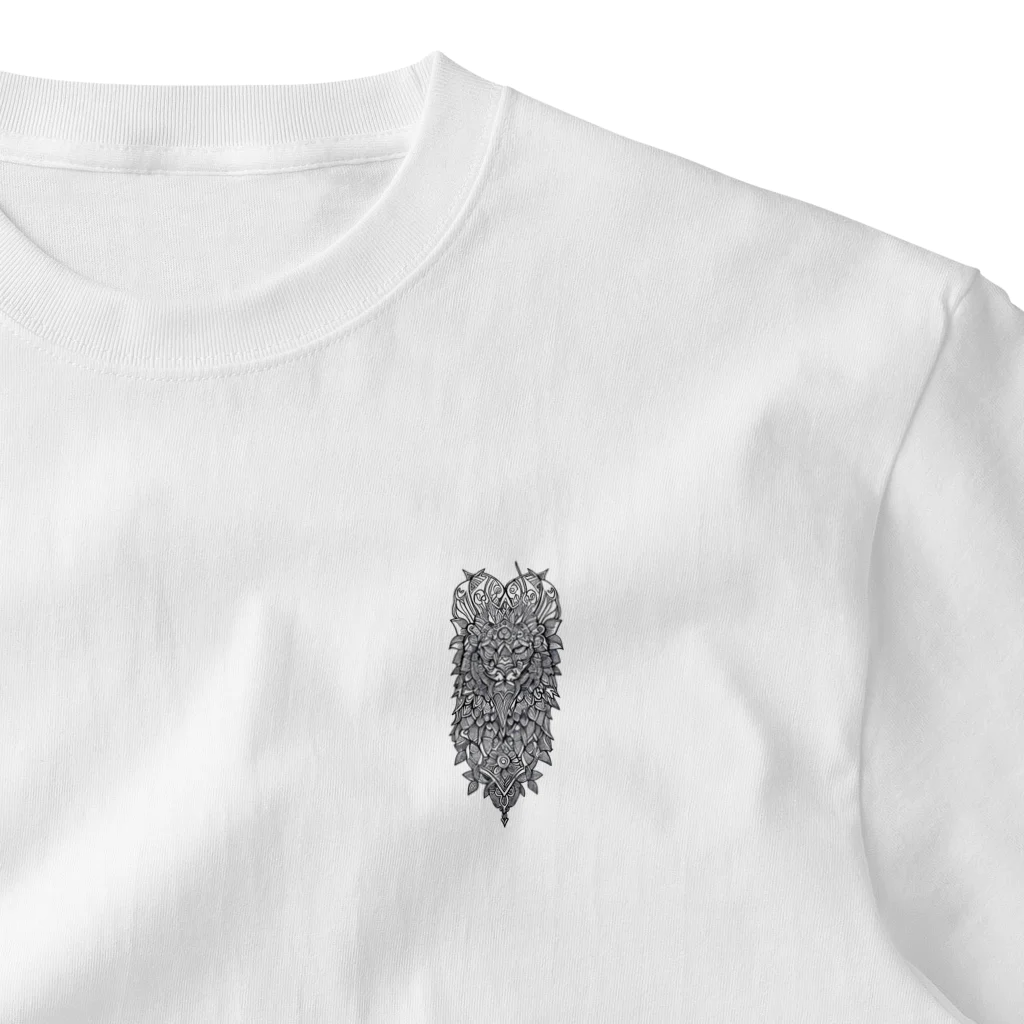 Whoのマンダラ柄ペイズリーTシャツ One Point T-Shirt