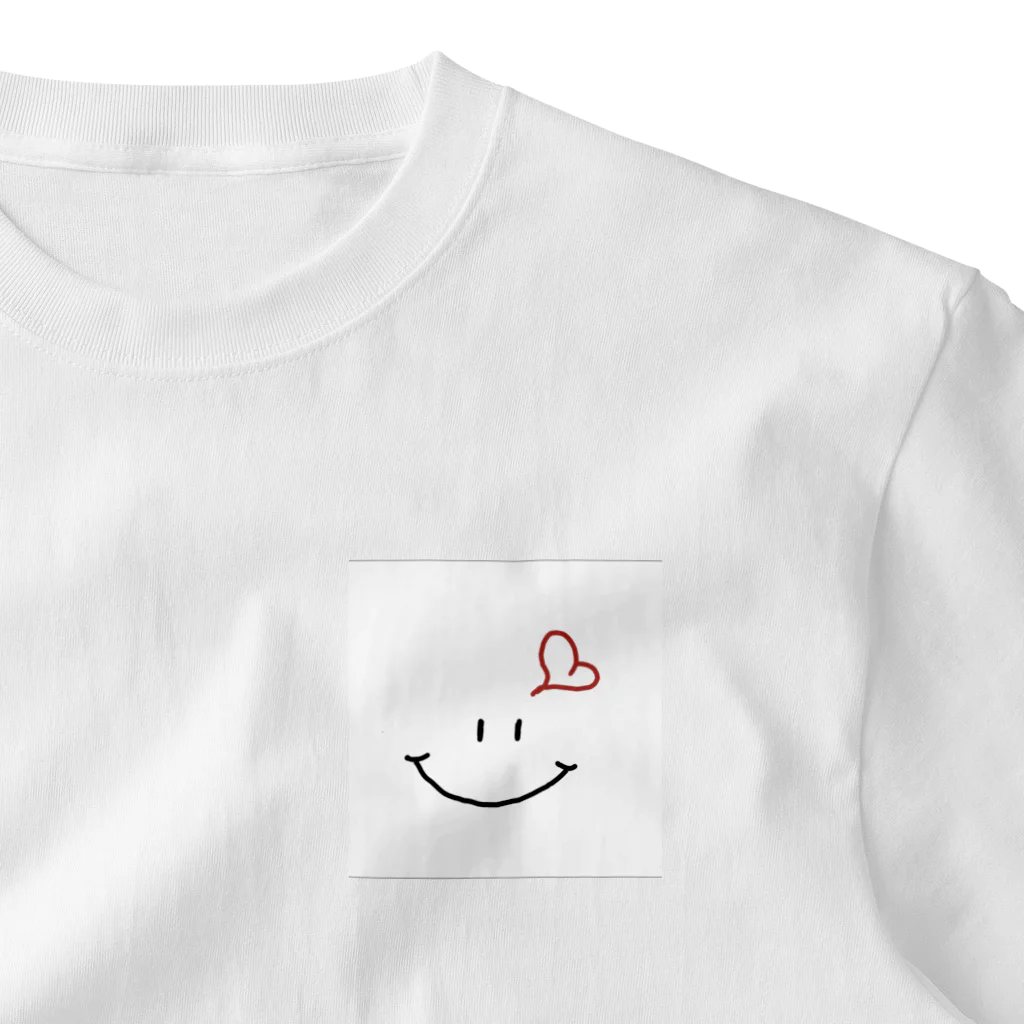 笑顔のheartちゃん ワンポイントTシャツ