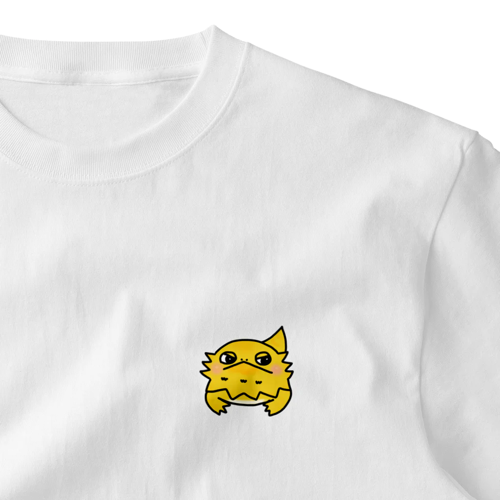 Mikanのふとあごくん ワンポイントTシャツ