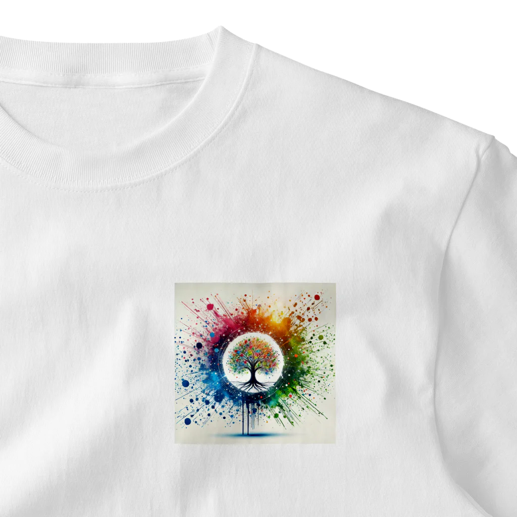 pyoromalの絵具が垂れちゃった・・・ One Point T-Shirt