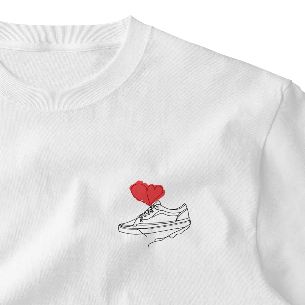 A-Kdesignのsneakers② ワンポイントTシャツ