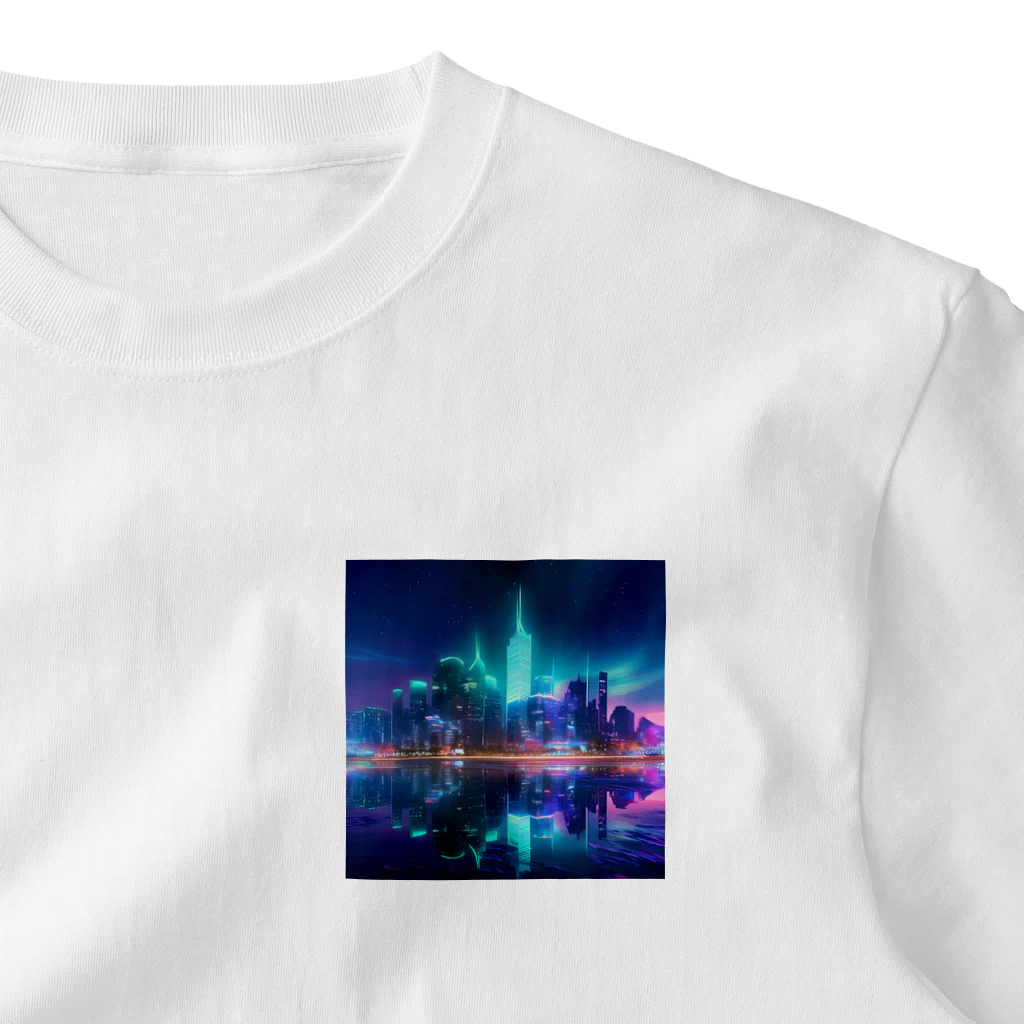 Mysycaの海辺の都市F One Point T-Shirt