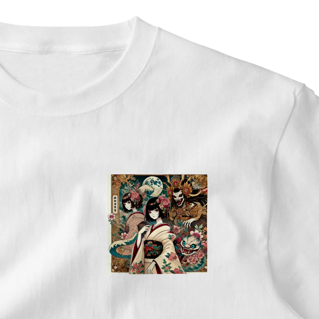 かるるんショップの少女と３つのしもべシリーズ One Point T-Shirt