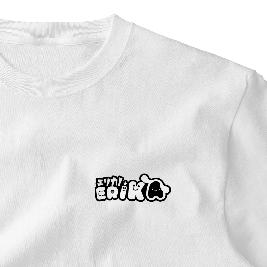 ERIKAのDJ ERIKA Logo Tshirt ワンポイントTシャツ