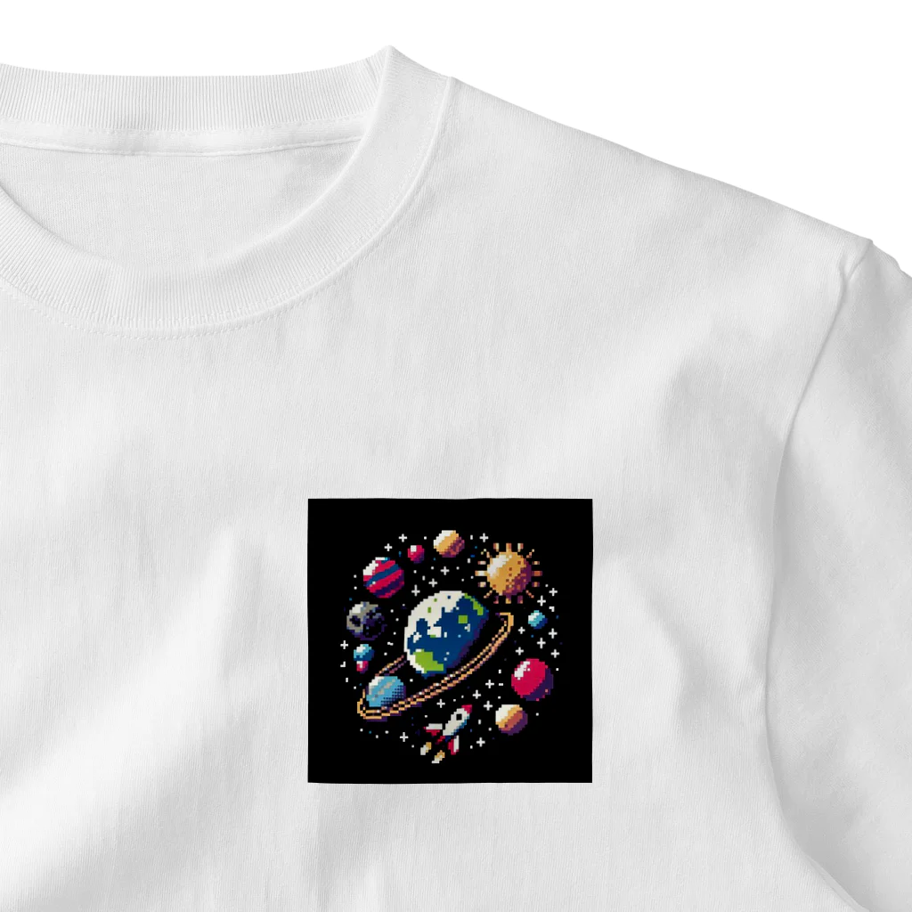 ritokiffの空想の地球 ワンポイントTシャツ