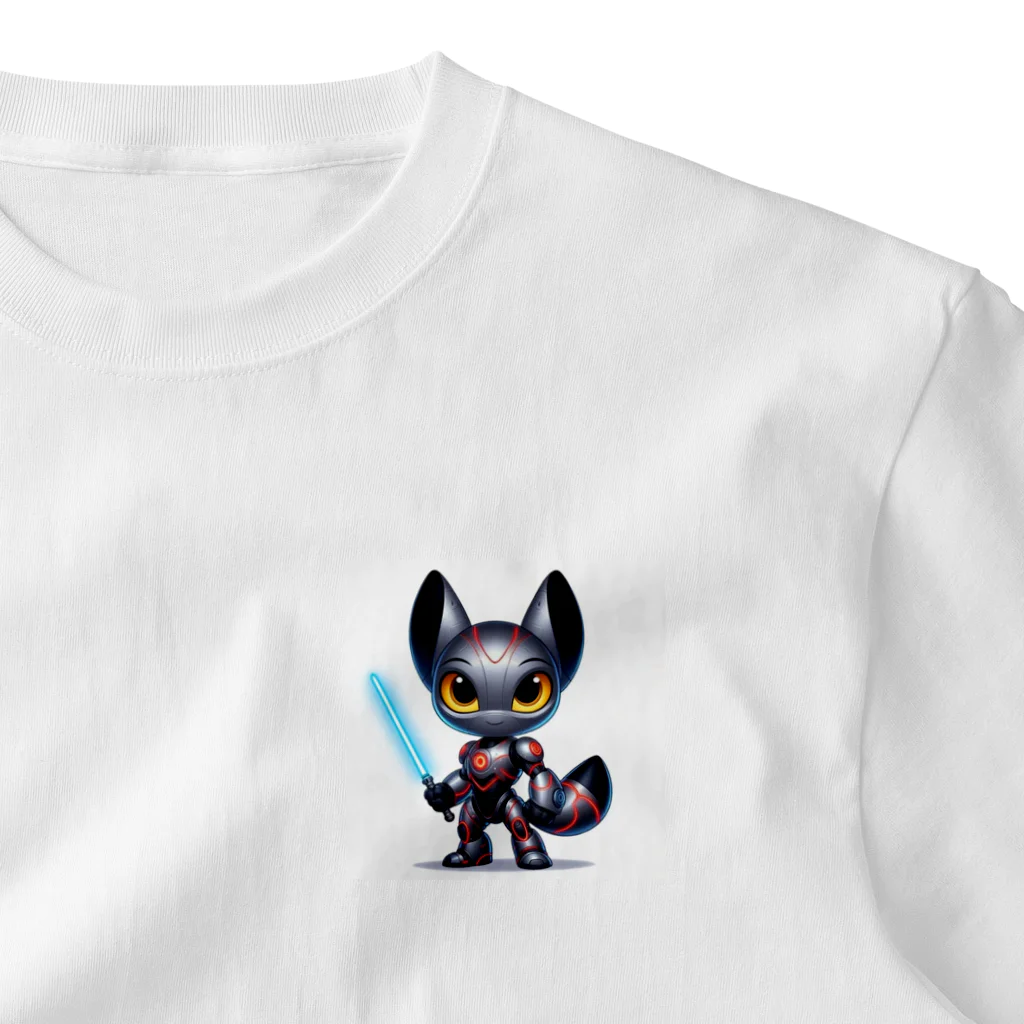 ゆうちゃんNFTいいねの耳長フェネックちゃんヒーローバージョン One Point T-Shirt