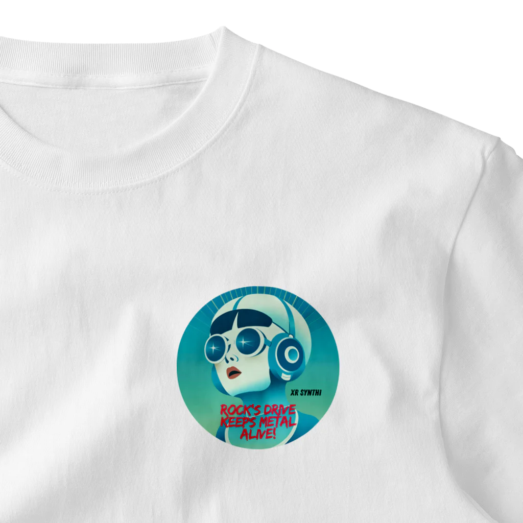 XR-KozouのXR SYNTHI One Point T-Shirt