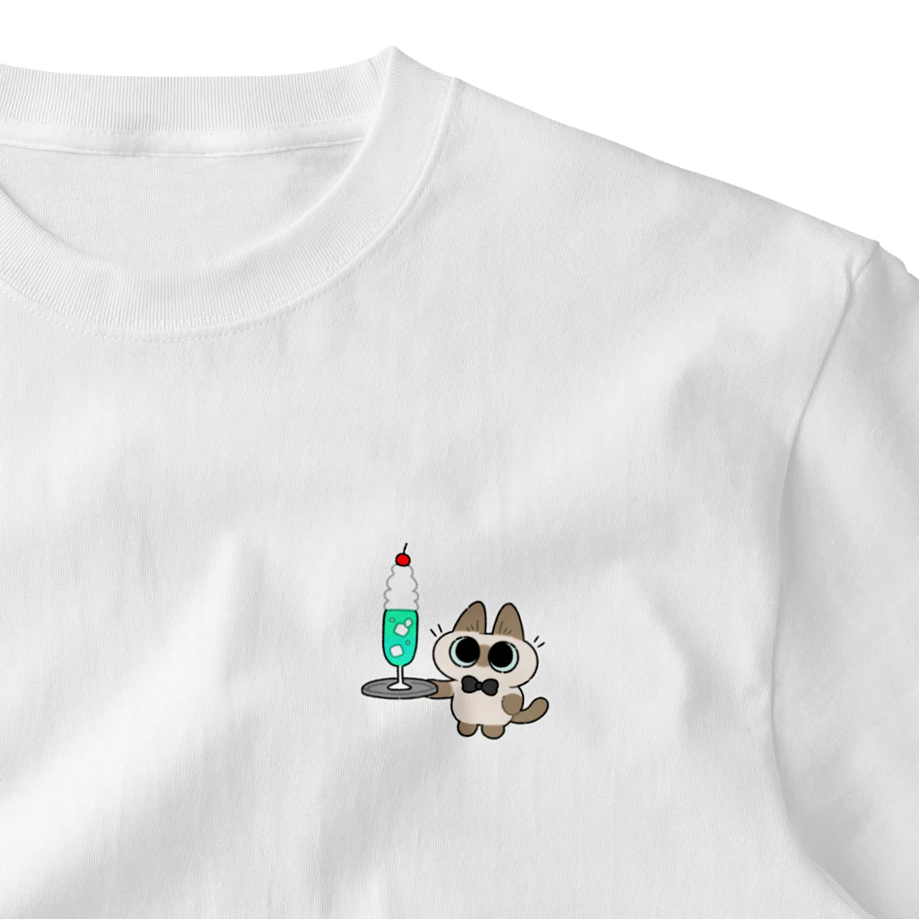 のべ子のもりもりクリームソーダ One Point T-Shirt