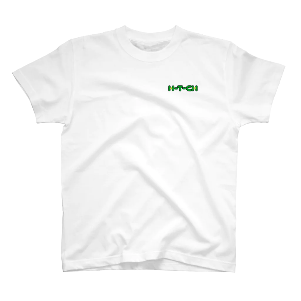 0円YouTuber ひろみっちゃんテニスch official shopのH-T-CH-GReeen One Point T-Shirt