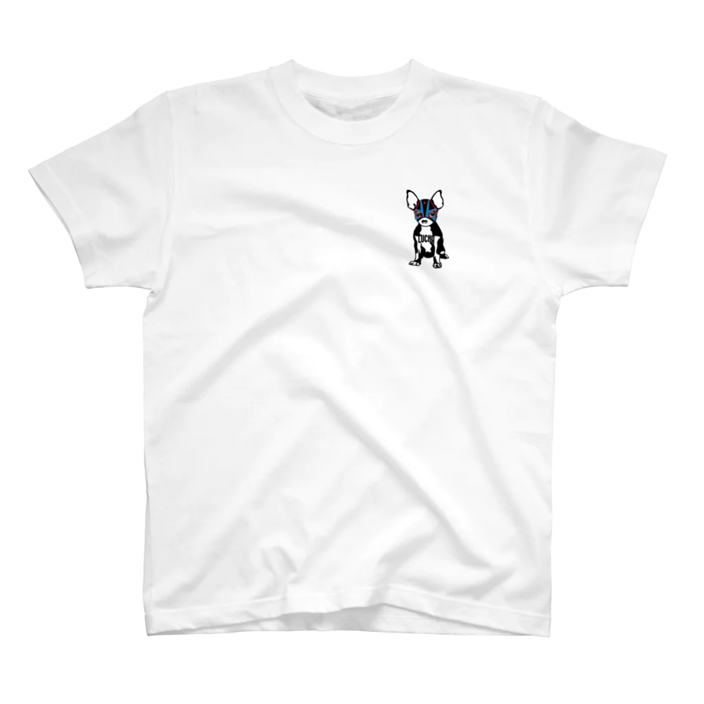 LUCHAのChihuahueño2 ワンポイントTシャツ