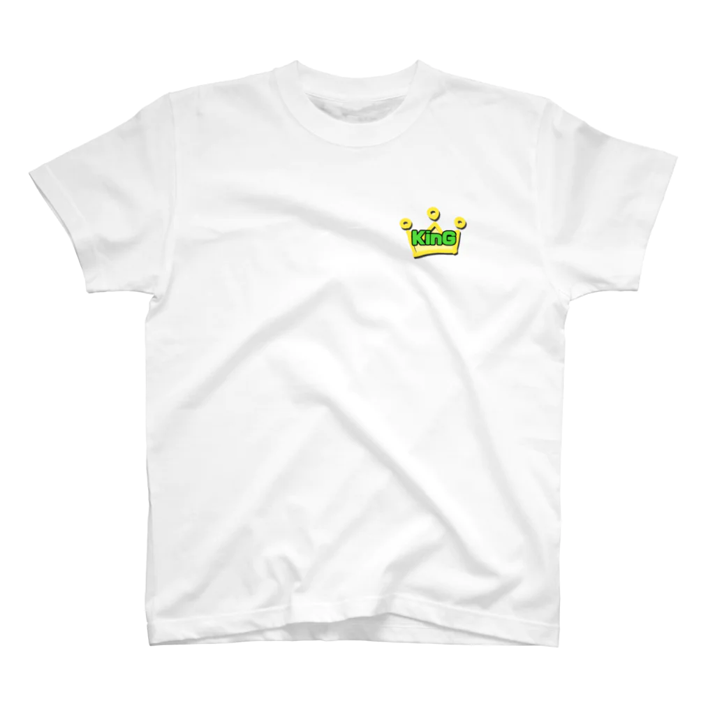 KinGのKinG KinGの王冠シリーズ ワンポイントTシャツ