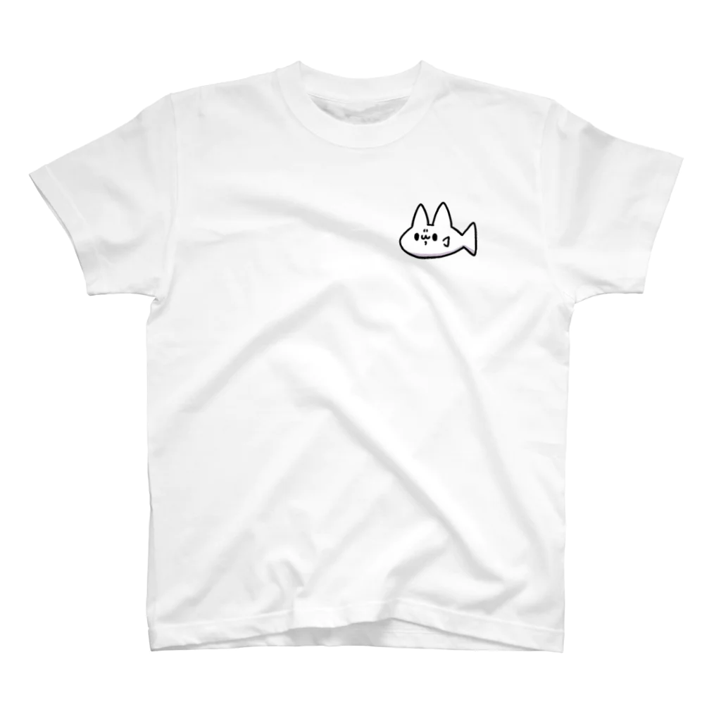 Sui2ゅゆのおさかな（遺憾） ワンポイントTシャツ