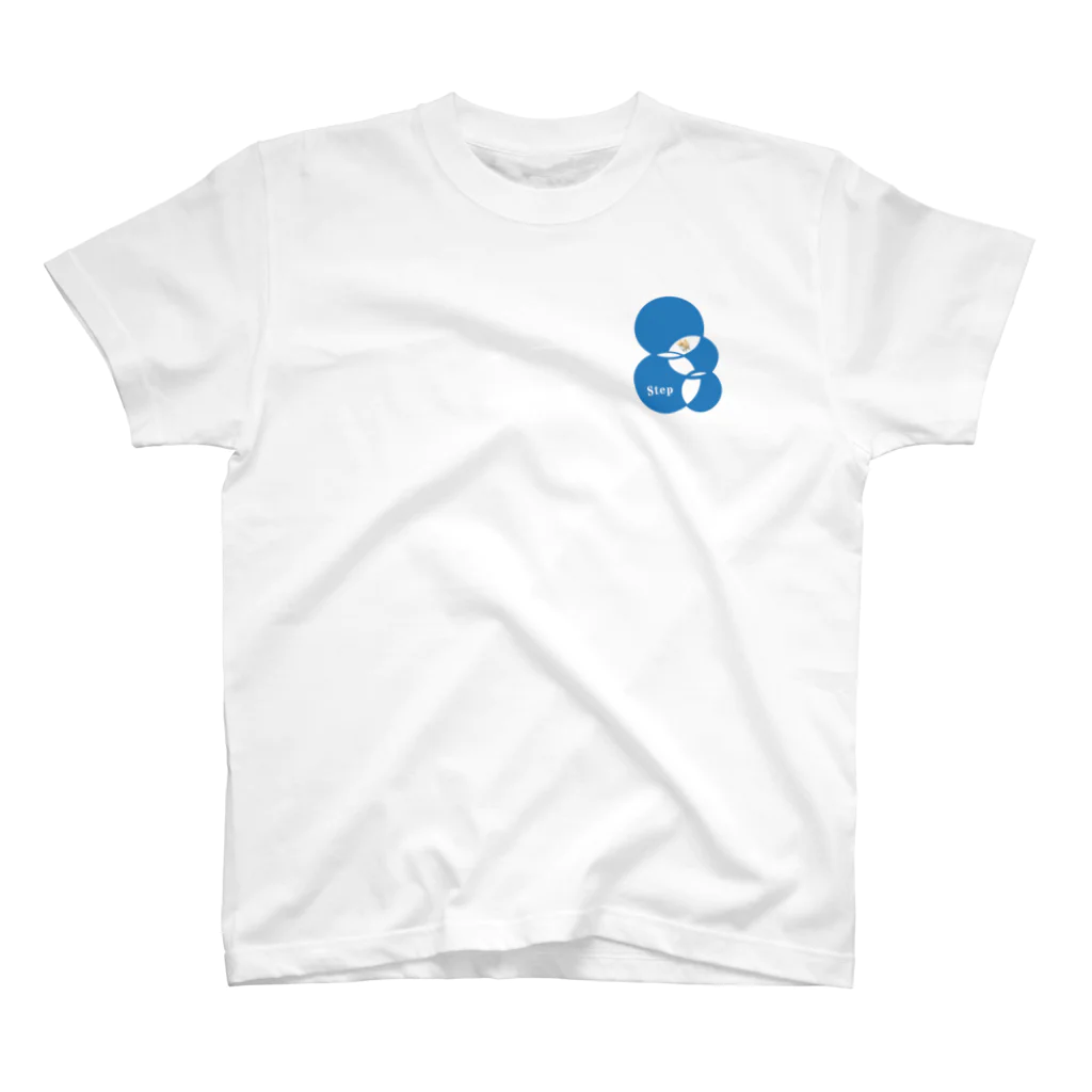 aiueoneko358のStep One Point T-Shirt