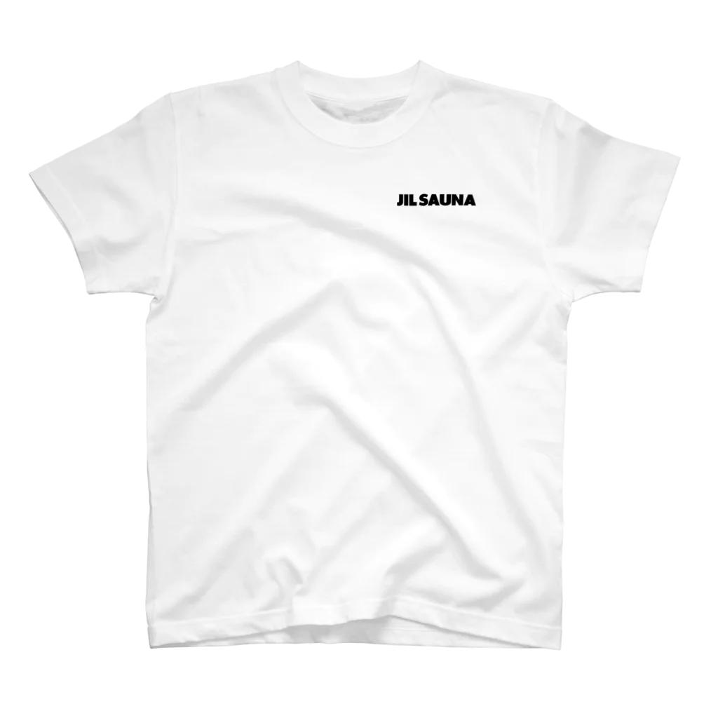 FUNNY JOKESのJIL SAUNA-ジルサウナ-黒ロゴ One Point T-Shirt
