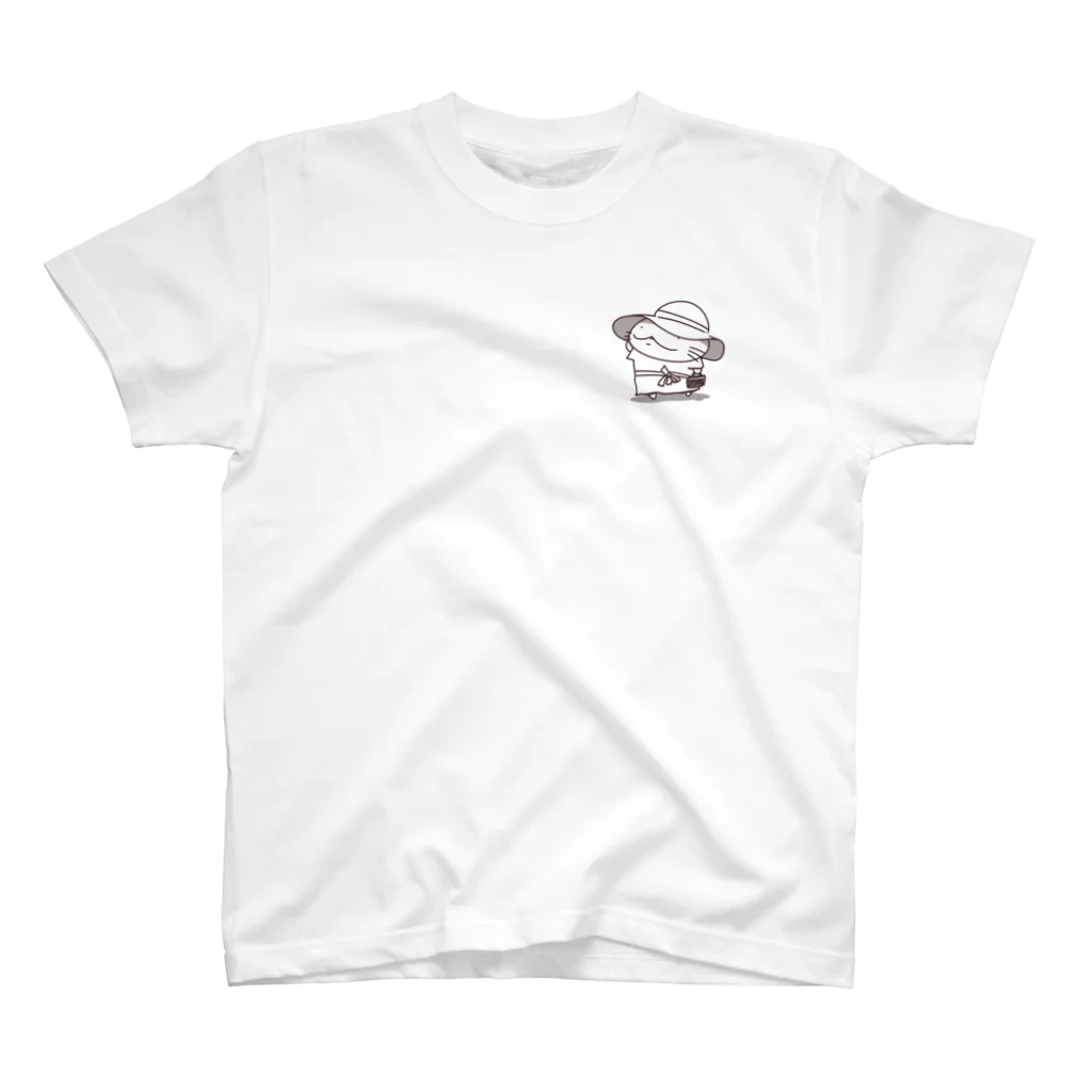 YUTANEKO公式ショップのゆたねこ夏コーデ（単色） One Point T-Shirt