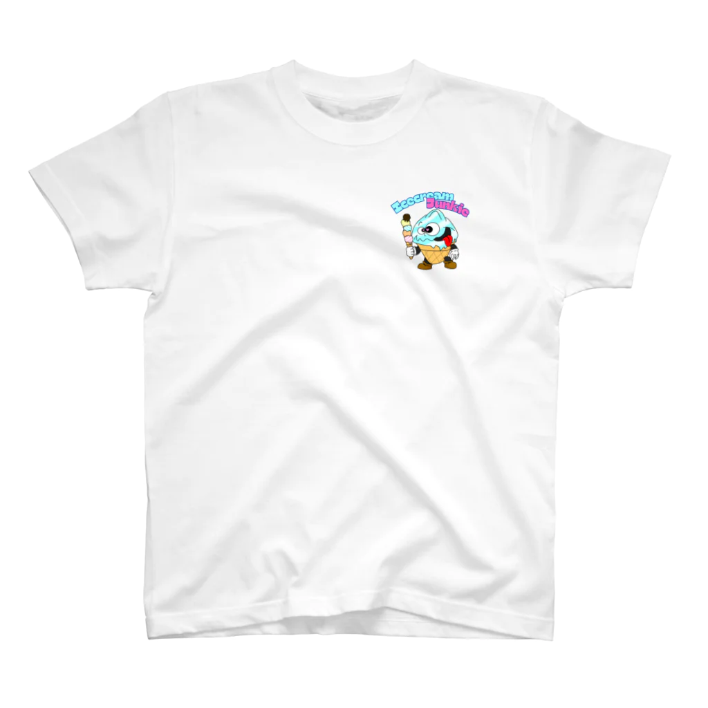 Eidori Design LabのIcecream Junkie ワンポイントTシャツ