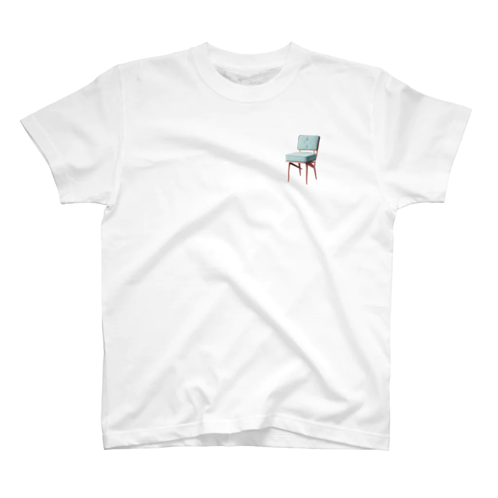 NaROOMの【アート】レトロかわいいクッションチェア💗-LG ワンポイントTシャツ