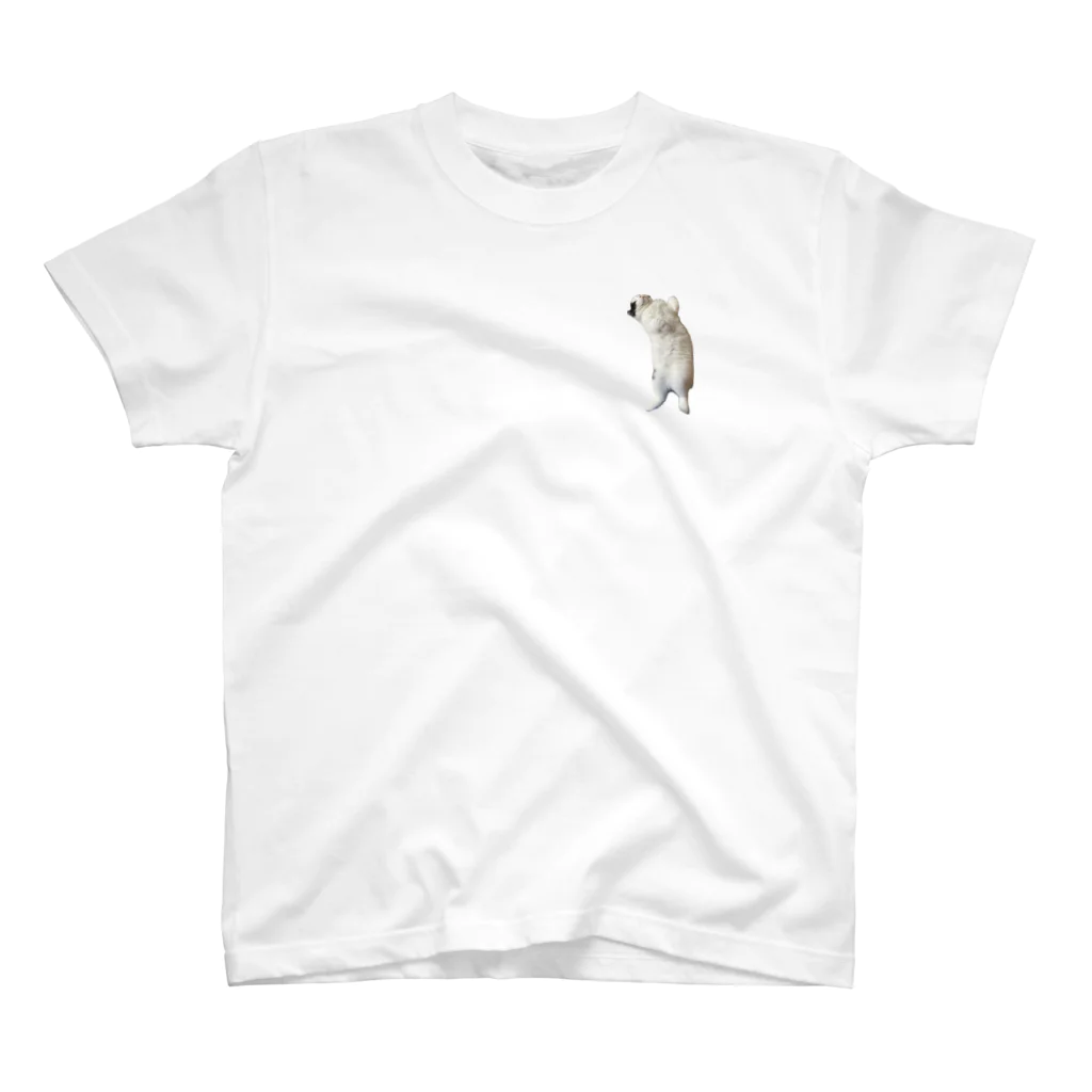 駐車場の猫寝#2 One Point T-Shirt