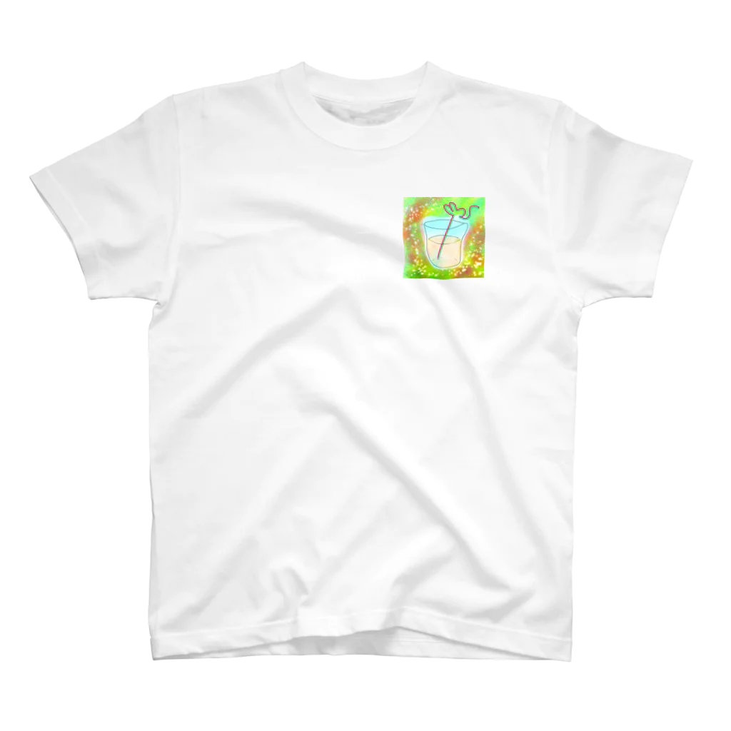 nijiirosorausagiの林檎ジュース  お話の世界  【虹色空うさぎ】 One Point T-Shirt