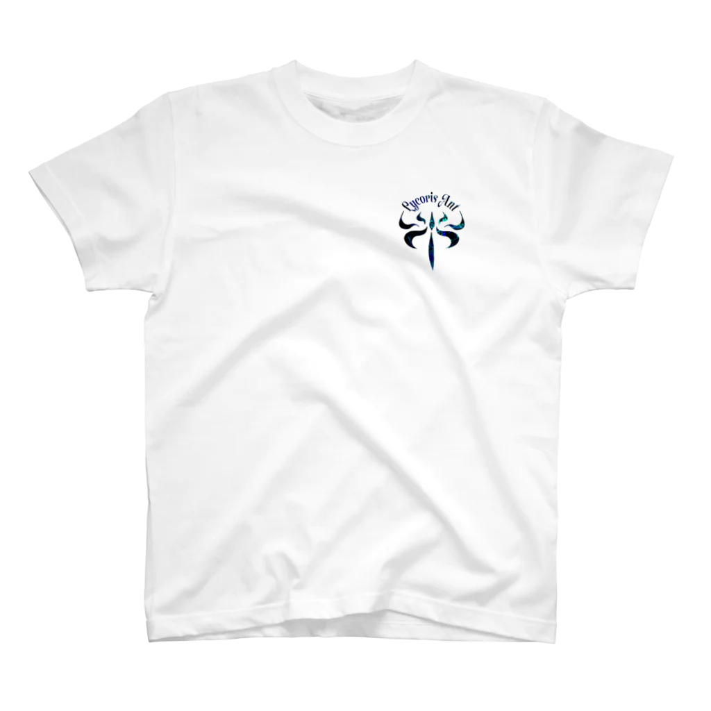 Lycoris Ant～リコリスアント～のLycorisAnt（リコリスアント）ロゴ（青） ワンポイントTシャツ