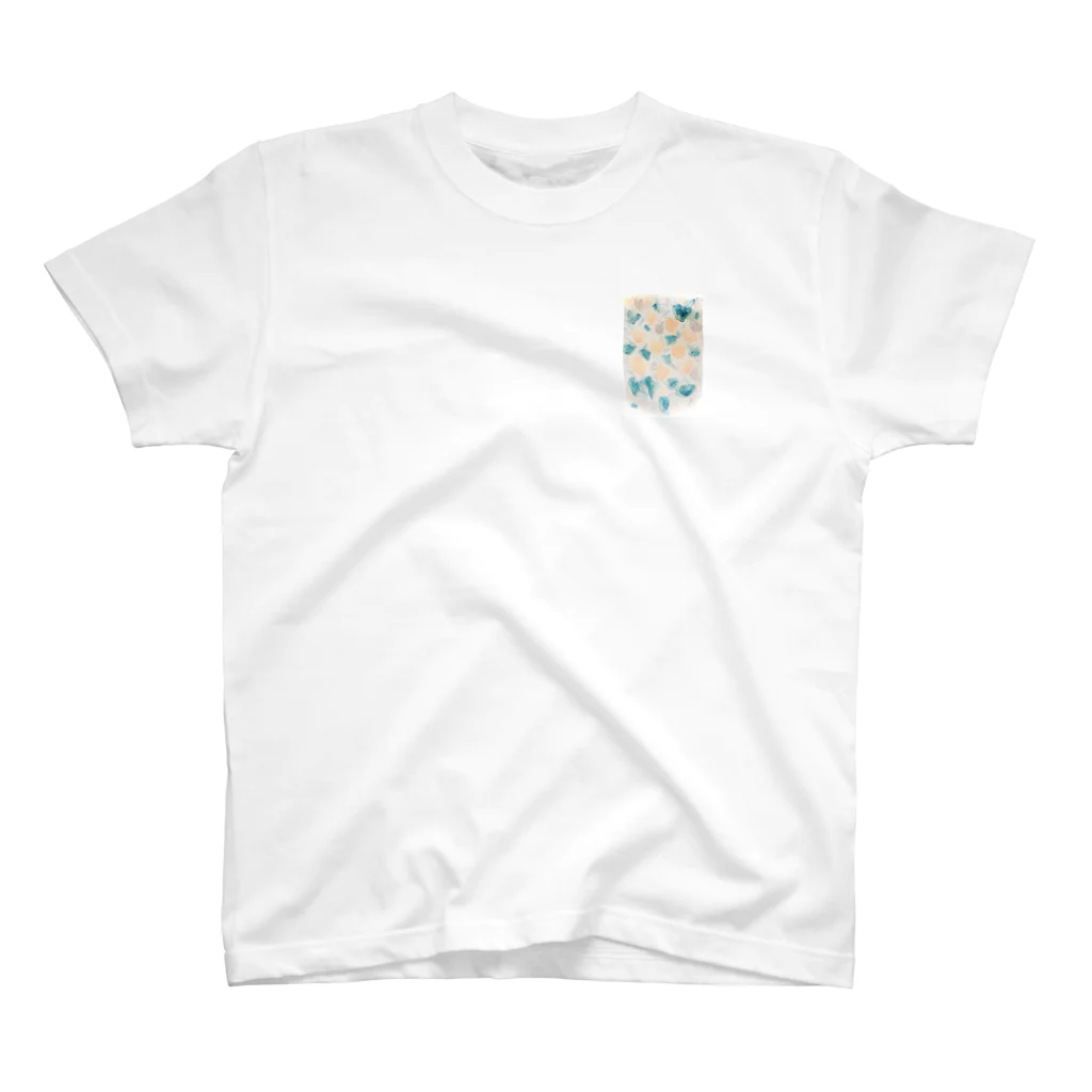 立川沙紀とフルーティーpuppiesのチューリップの絵 One Point T-Shirt