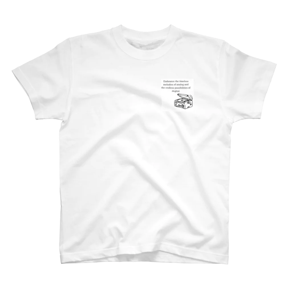 いちごソーダのデジタルとアナログ One Point T-Shirt