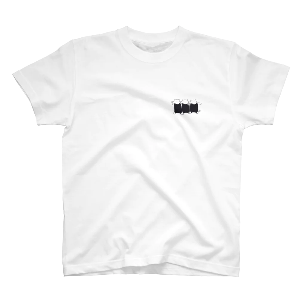 NOAH’S PARADEのスクラムコアリクイ〜ピースするコアリクイを添えて〜 One Point T-Shirt