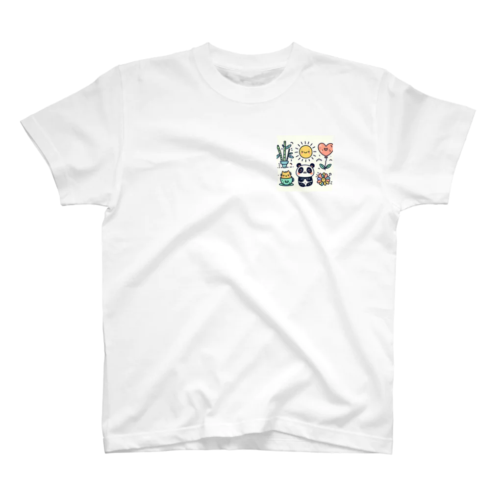 はむはむのかわいいデザイン　人気アイテム One Point T-Shirt