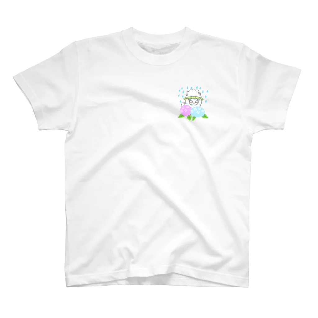 nya-mew（ニャーミュー）のニャロ003_シャンプー One Point T-Shirt