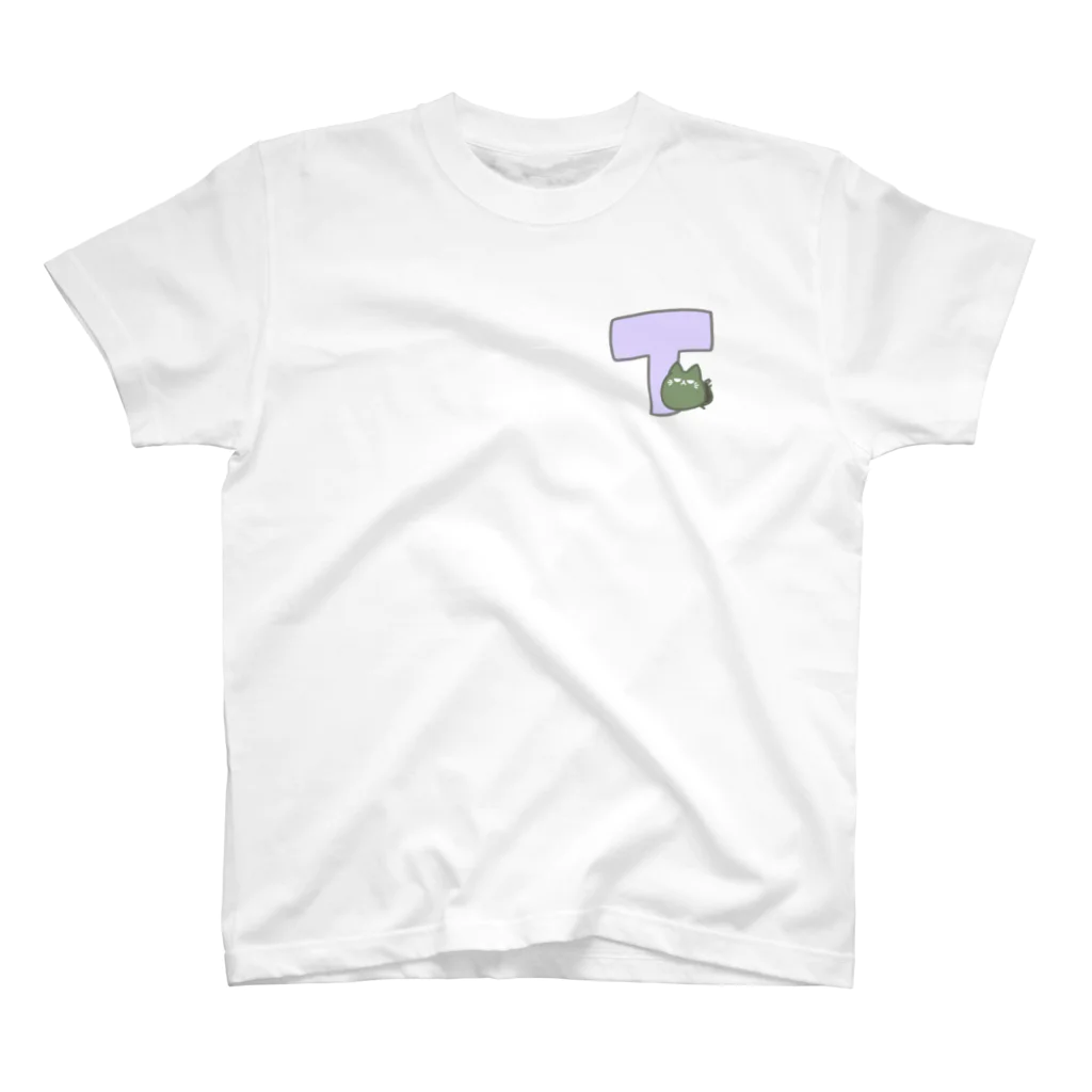nagiのイニシャルT ワンポイントTシャツ